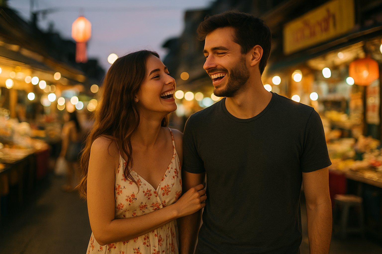 Couple in Bangkok